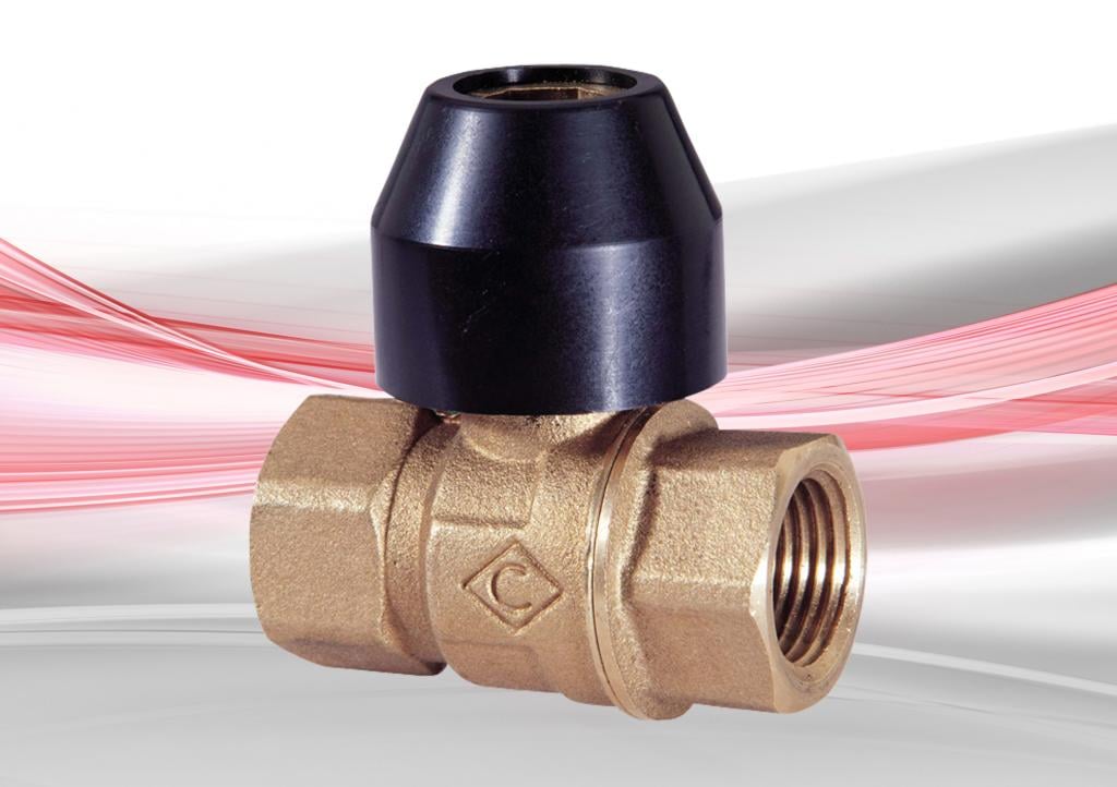 D171LS Lockshield Ball Valve - Bronze