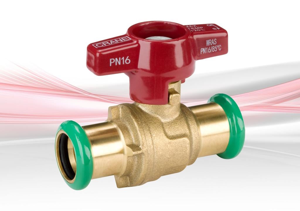 D172A.PF Integral Ended Press-Fit Ball Valve – DZR Brass