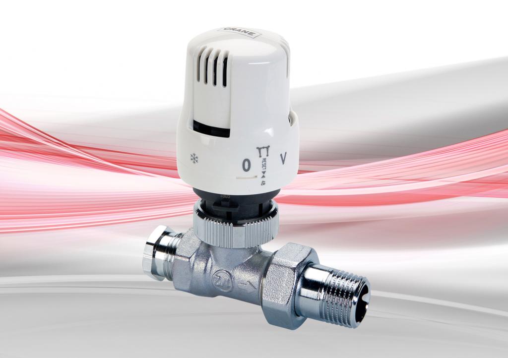 D886 & T90 Straight Body & TRV Head - Brass (Chrome Plated)