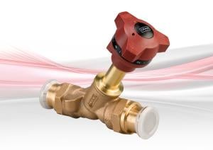 D921.PF Press-Fit Double Regulating Valve (DRV) - Bronze