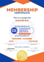 CSA Membership Certificate 2026